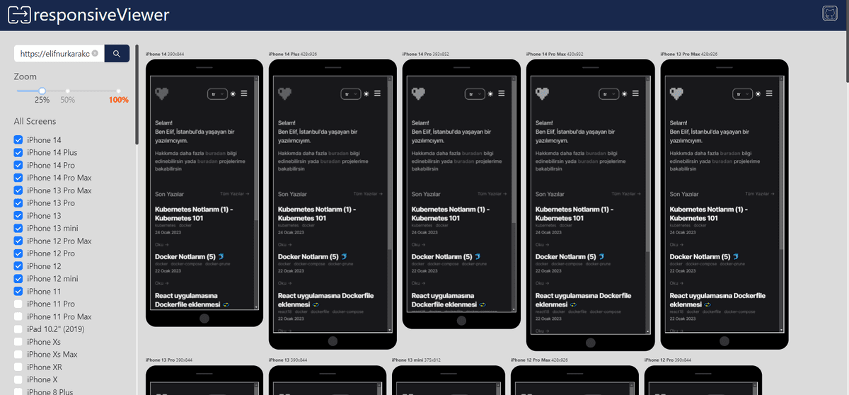 Responsive Viewer App